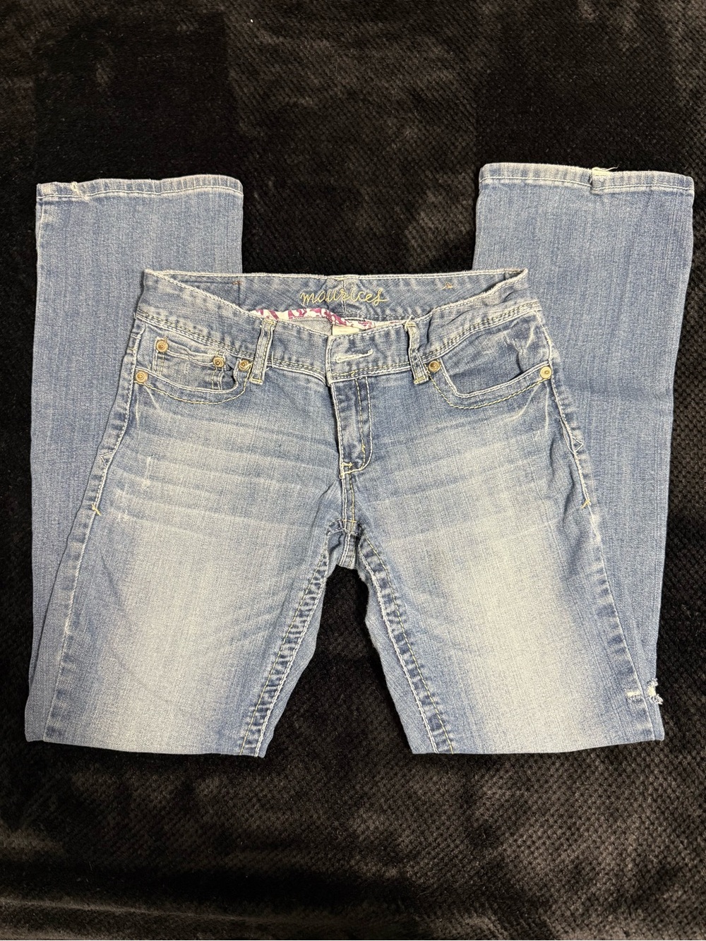 Maurices Light Wash Straight Leg Jeans